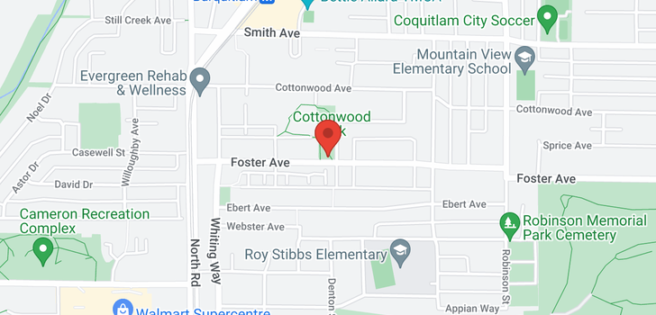 map of 312 555 FOSTER AVENUE